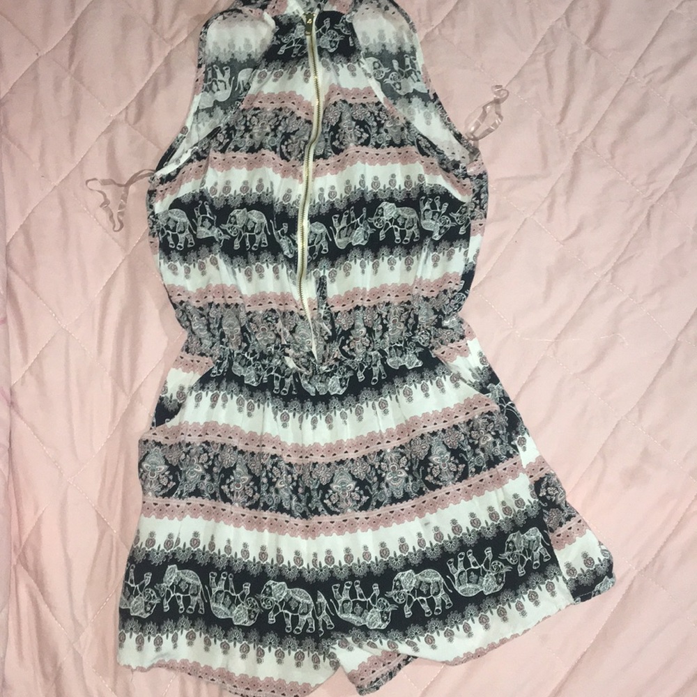 Rue 21 Zip Up Romper